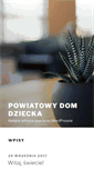 Mobile Screenshot of domdziecka.powiatzaganski.pl