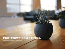 Tablet Screenshot of domdziecka.powiatzaganski.pl